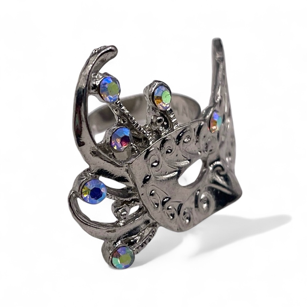 ❤️ Masquerade Rhinestone Ring - Picture 4 of 6